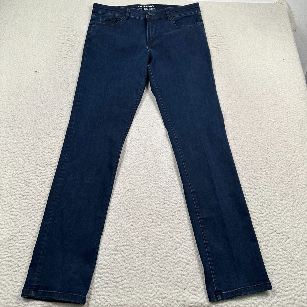 Twillory Jeans Men's 34x34 Tailored Fit Performance Technical Stretch Denim Blue
